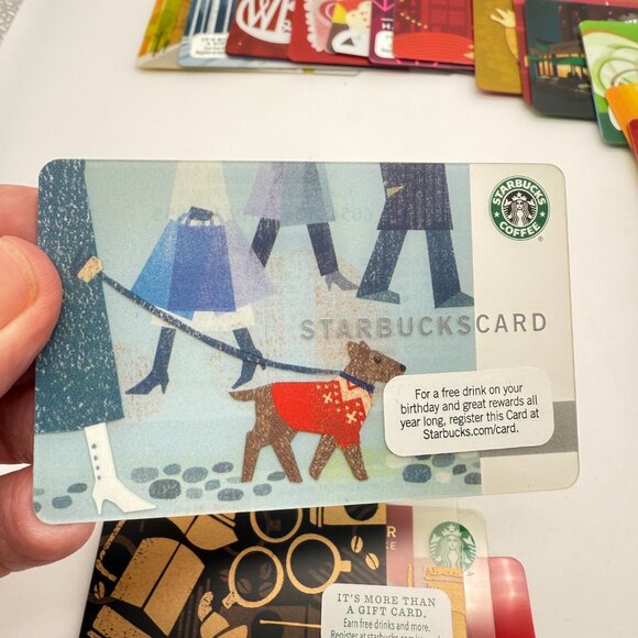 Lot of 36 Starbucks Cards 2008 to 2014 RED CARD Braille Dragon – Excellent - Picture 5 of 12